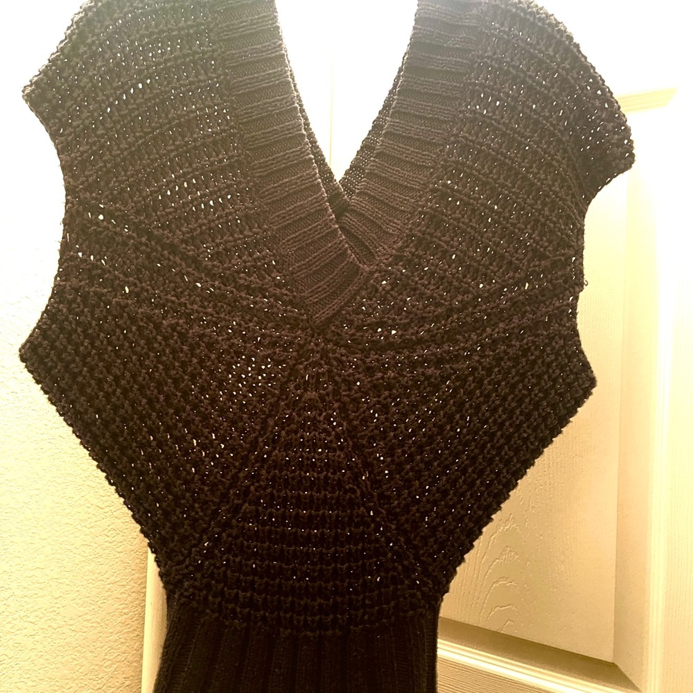 Bebe Black Knit Top